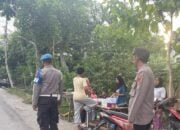 Peduli Keamanan, Polsek Kuripan Gelar Patroli Ramadhan di Simpang 3 Dusun Kuripan I