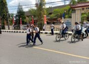 Cegah Kecelakaan, Polsek Gerung Atur Lalu Lintas Padat di SDN 1 & SMPN 1