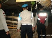 Patroli Rutin Polsek Sekotong, Jaga Keamanan di Dusun Kombang