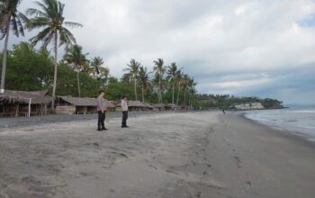 Polisi Tingkatkan Keamanan Wisatawan di Pantai Senggigi, Lombok Barat