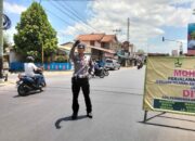 Polres Lombok Barat Amankan Lalu Lintas Selama Perbaikan Jembatan Dasan Cermen