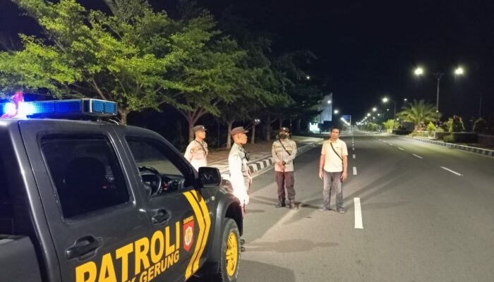 Polsek Gerung Antisipasi 3C dan Balap Liar di Jalur Bypass