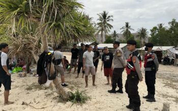 Polsek Sekotong Jaga Ketat Pantai Elak-Elak, Wisatawan Aman!