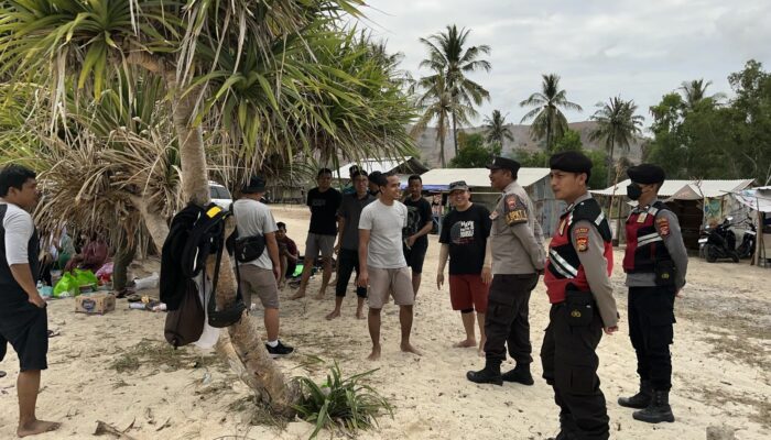 Polsek Sekotong Jaga Ketat Pantai Elak-Elak, Wisatawan Aman!