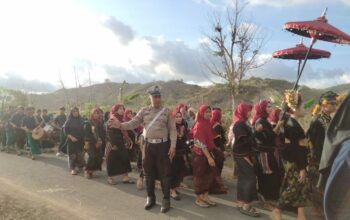 Tradisi Adat Sasak Nyongkolan, Polsek Sekotong Amankan Perayaan Pernikahan