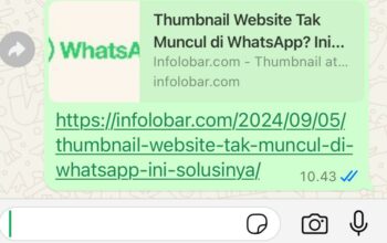 Thumbnail Website Tak Muncul di WhatsApp? Ini Solusinya!