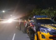 Patroli Blue Light Sat Samapta Cegah Balap Liar dan Begal di Jalur Bypass Lombok Barat