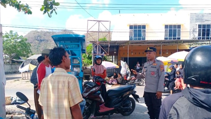 Polres Lombok Barat Ajak Warga Gerung Selatan Jaga Keamanan Jelang Pilkada 2024