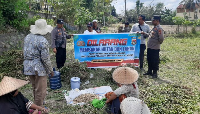 Polsek Labuapi Gelar Patroli Cegah Kebakaran Hutan: Masyarakat Dilibatkan!