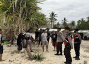 Polsek Sekotong Gelar Patroli Rutin di Pantai Elak-Elak untuk Keamanan Wisatawan