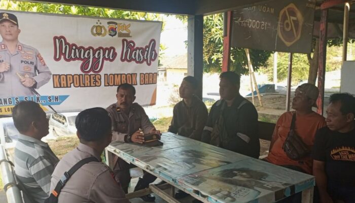 Minggu Kasih Polres Lombok Barat: Jembatani Keluhan Warga Pelabuhan Lembar