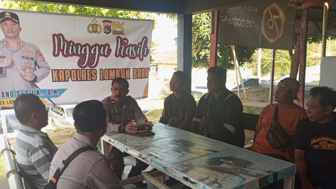 Minggu Kasih Polres Lombok Barat: Jembatani Keluhan Warga Pelabuhan Lembar