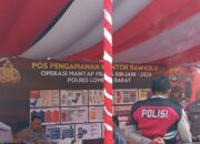 Patroli Kepolisian di BAWASLU Lombok Barat Amankan Pemilukada 2024