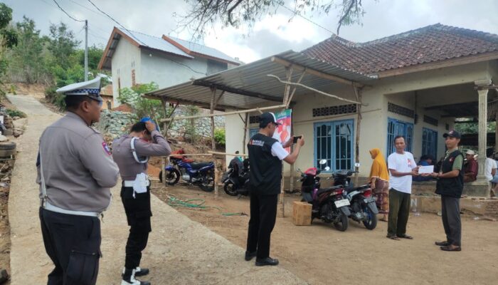 Satlantas Polres Lombok Barat Kawal Kampanye Paslon Bupati, Pastikan Lalu Lintas Aman