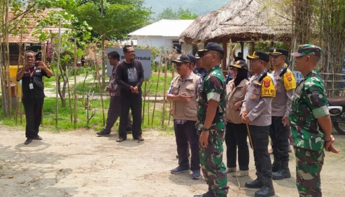 Forkopimda Lombok Barat Tinjau Langsung Keamanan TPS di Sejumlah Wilayah