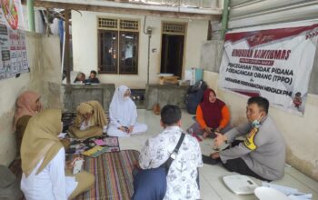 Cegah TPPO Polsek Labuapi Edukasi Warga Soal PMI Legal