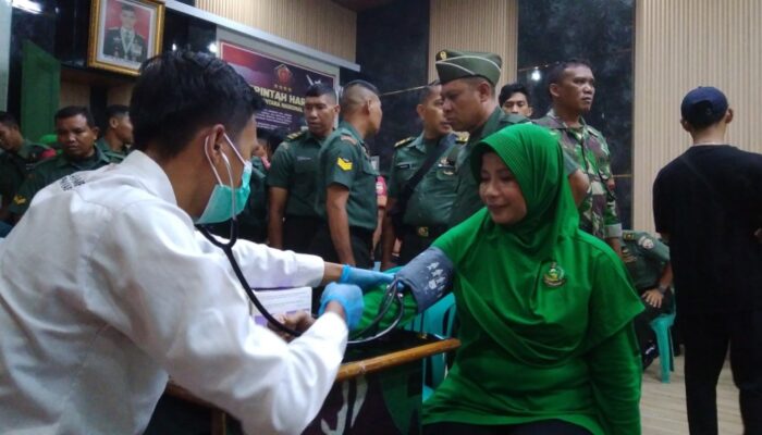 Kodim 1606/Mataram Gelar Donor Darah Bersama UTD PMI Lobar