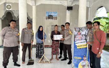 Sehat Dapat, Ibadah Dapat Polsek Lembar Rutin Gelar Bakti Religi di Tempat Ibadah