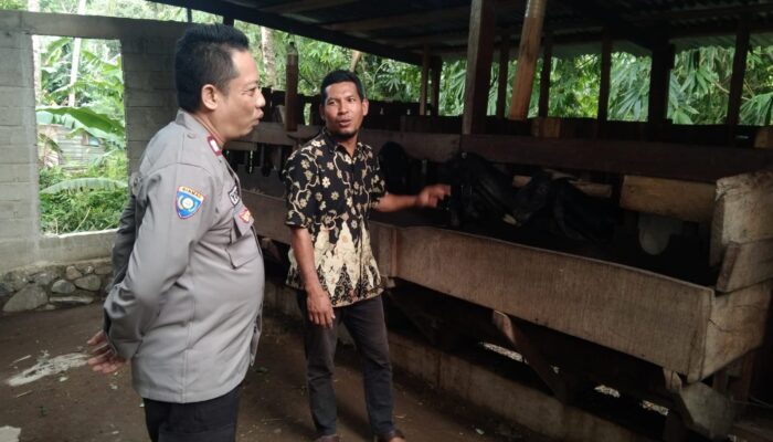 Bhabinkamtibmas Batulayar Barat Sosialisasikan Pemanfaatan Pekarangan
