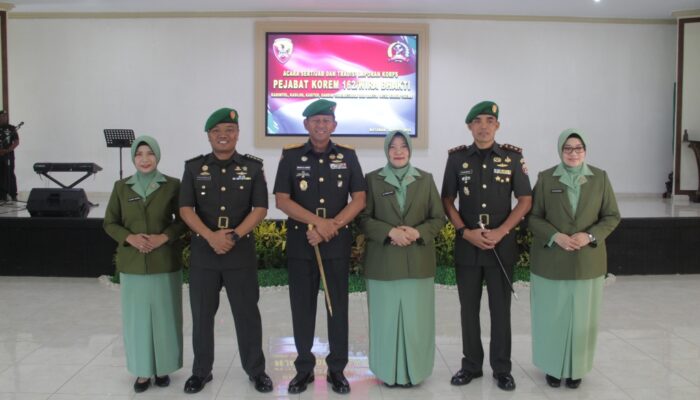 Danrem 162/WB Pimpin Sertijab dan Laporan Korps Perwira