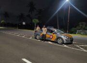 Patroli Blue Light Polsek Kediri, Antisipasi 3C dan Balap Liar di Jalur BIL I dan BIL II