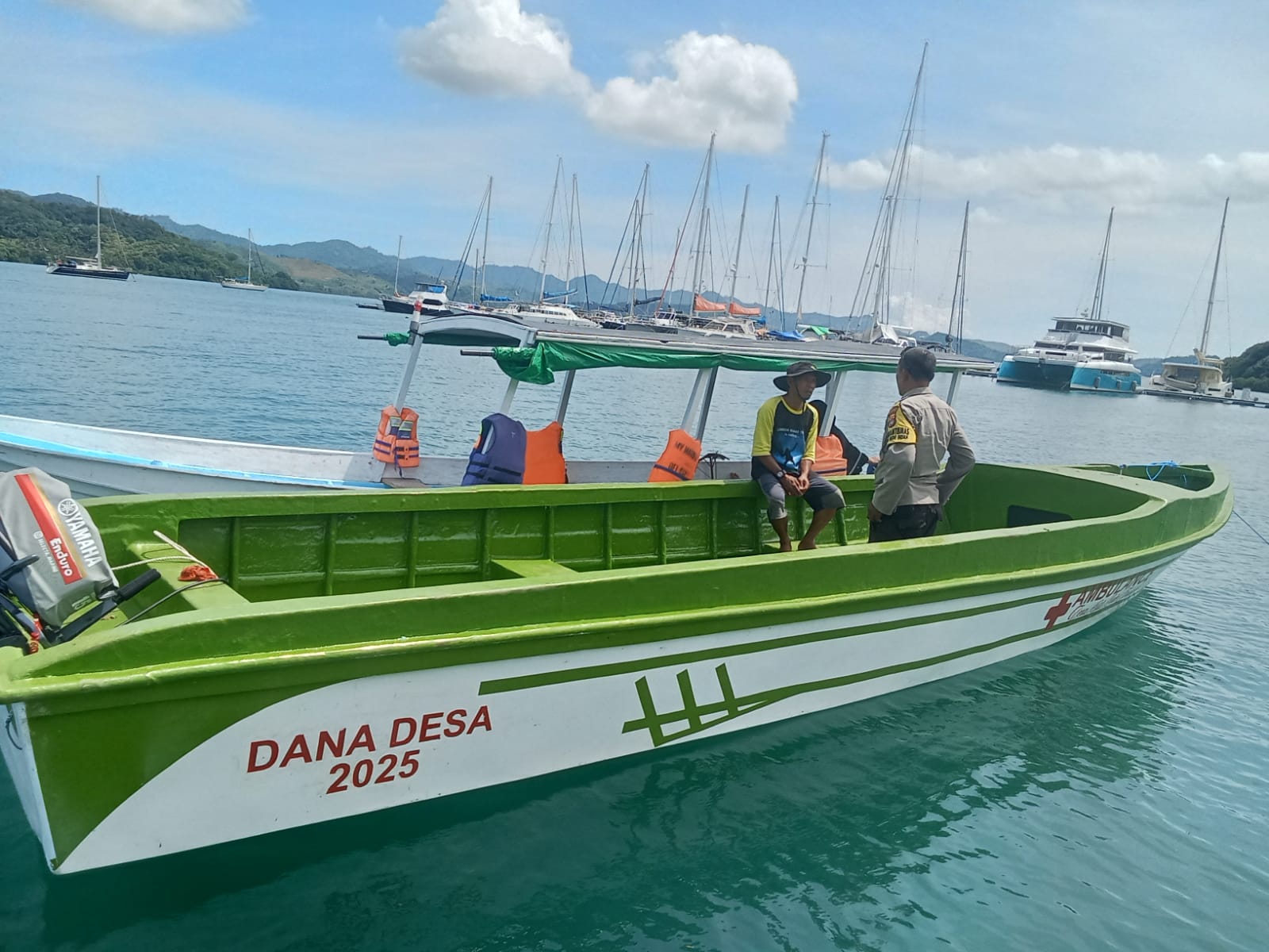 Kepedulian Polri: Pengecekan Ambulance Boat untuk Keamanan Masyarakat Pulau