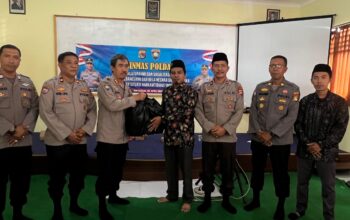 Polda NTB dan Kemenag Lombok Barat Sosialisasikan Empat Pilar Kebangsaan di Pesantren Darussalam