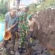 Gotong Royong Warga Bangun Pagar Pura di Desa Selelos