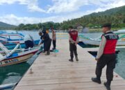 Polisi Aktif Jaga Kamtibmas di Pantai Sekotong, Lombok Barat